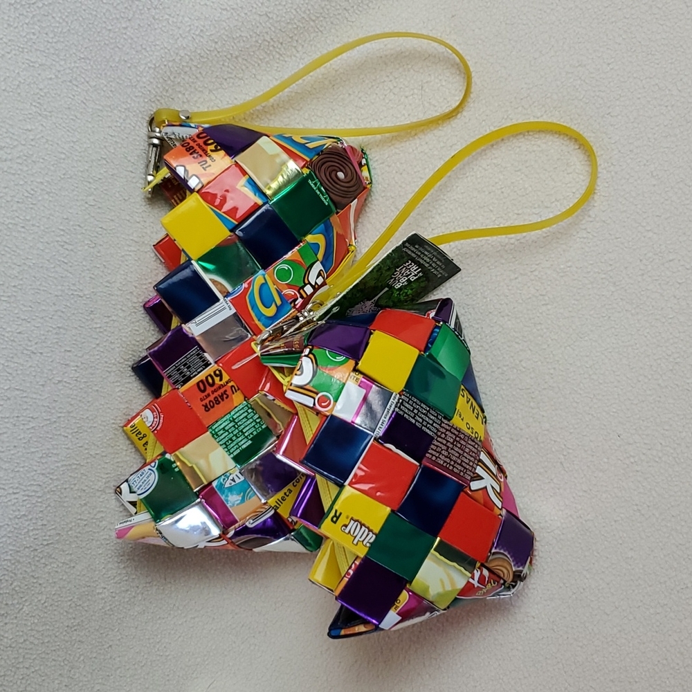 Ecoist Candy Wrapper Wristlet Clutch Bags (2 Sizes)